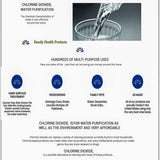 Family Health Products Chlorine Dioxide Kit 1:1 Citric Acid Sodium Solution 2 Part Classic Liquid Set (8oz) Pack of 2